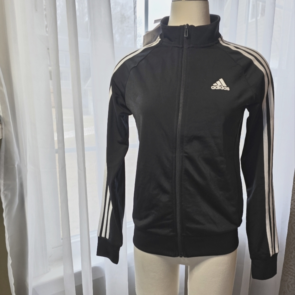 Adidas Track Jacket, Women's Size S, Black